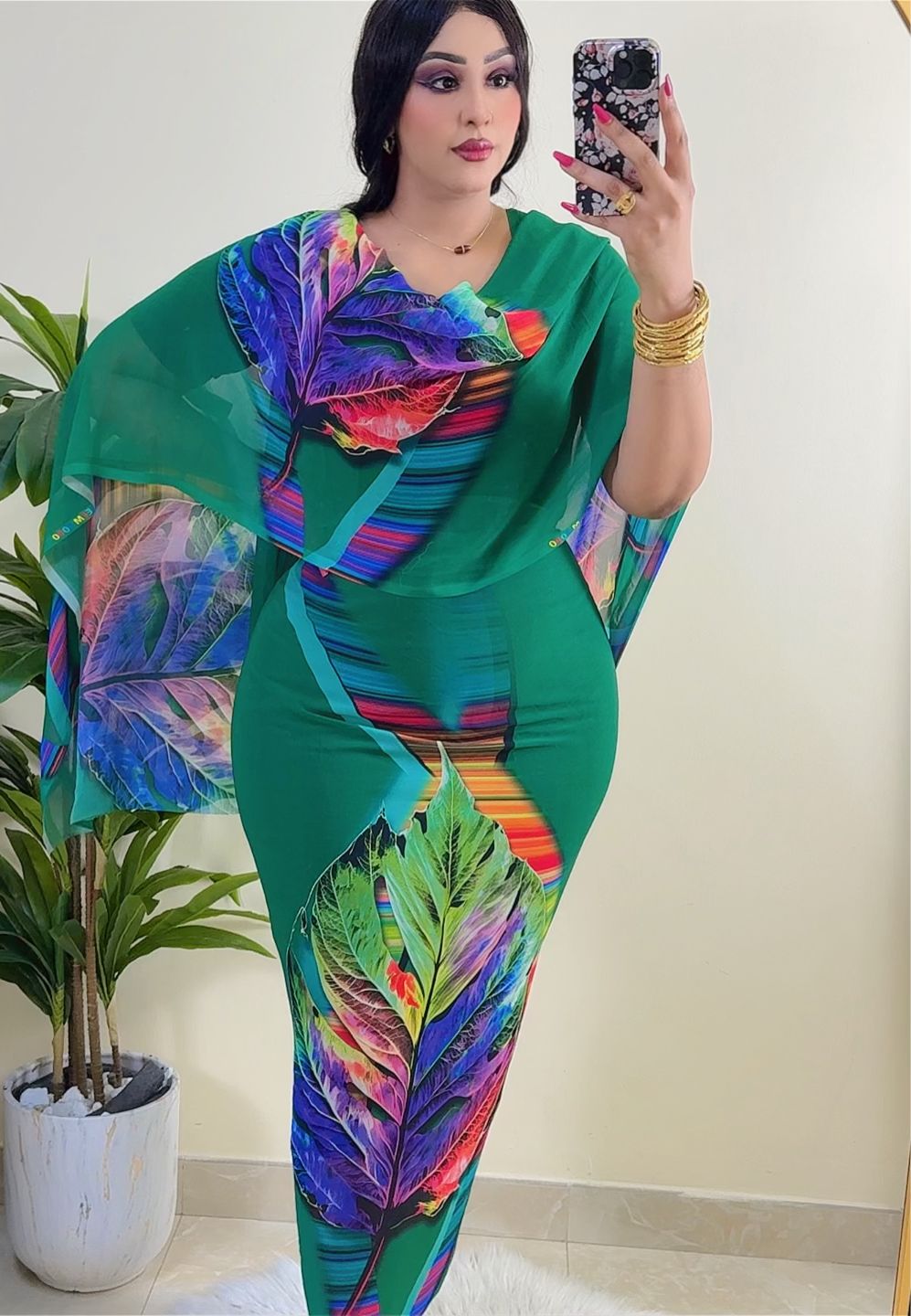 توب حرير مشجر