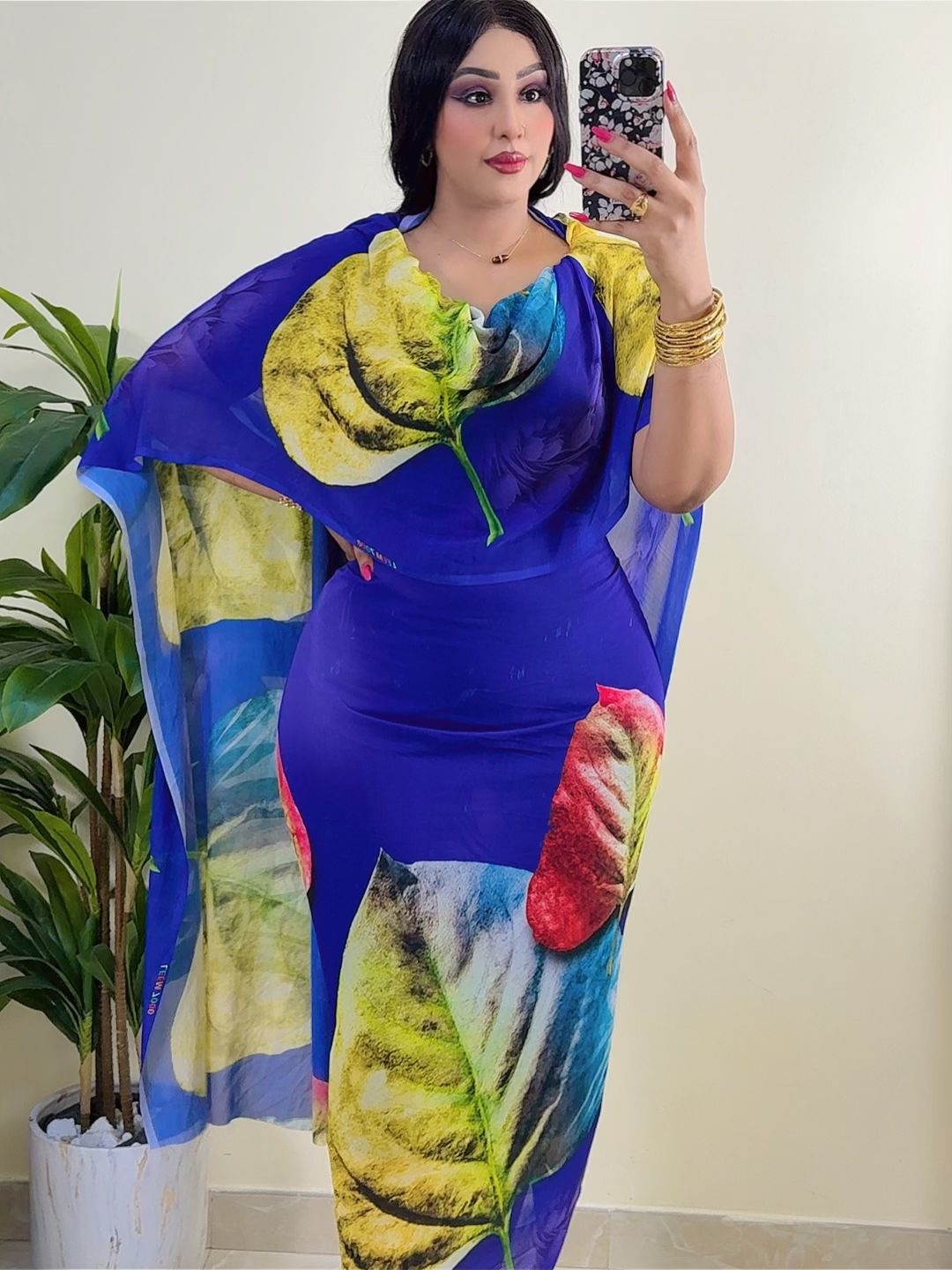 توب حرير مشجر