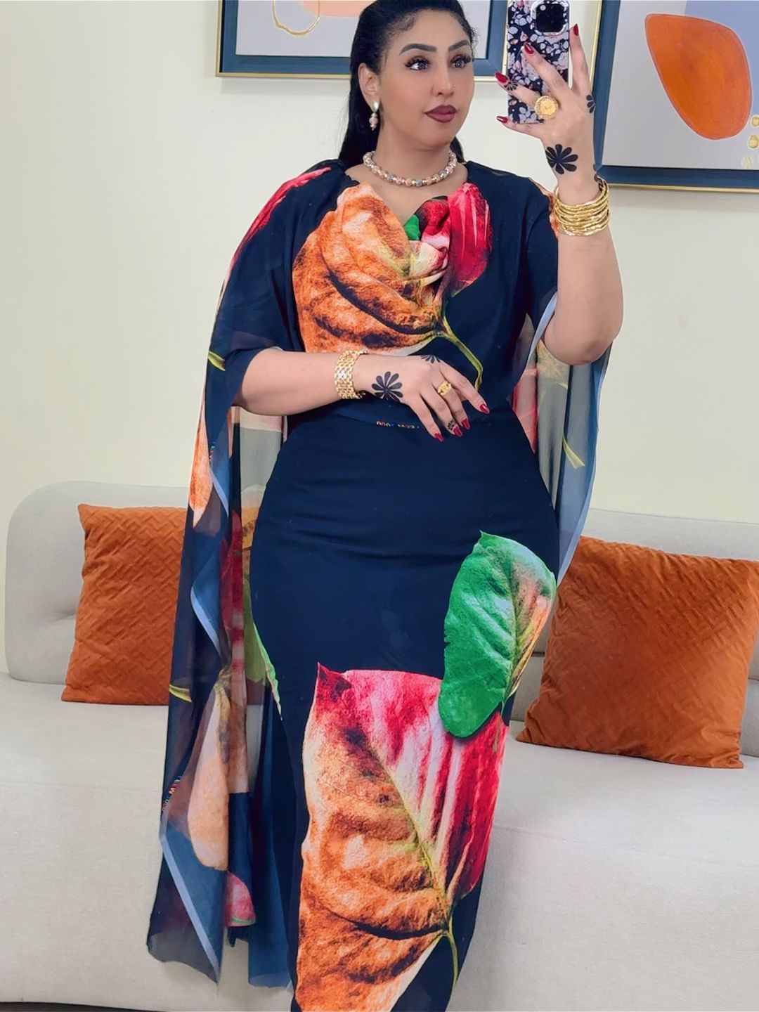 توب حرير مشجر