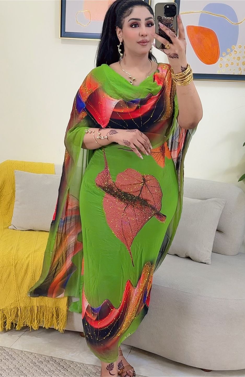 توب حرير مشغول