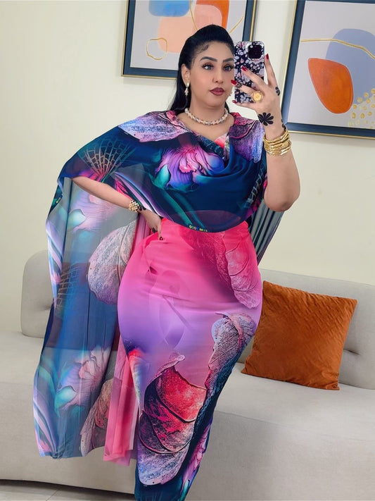 توب حرير مشجر