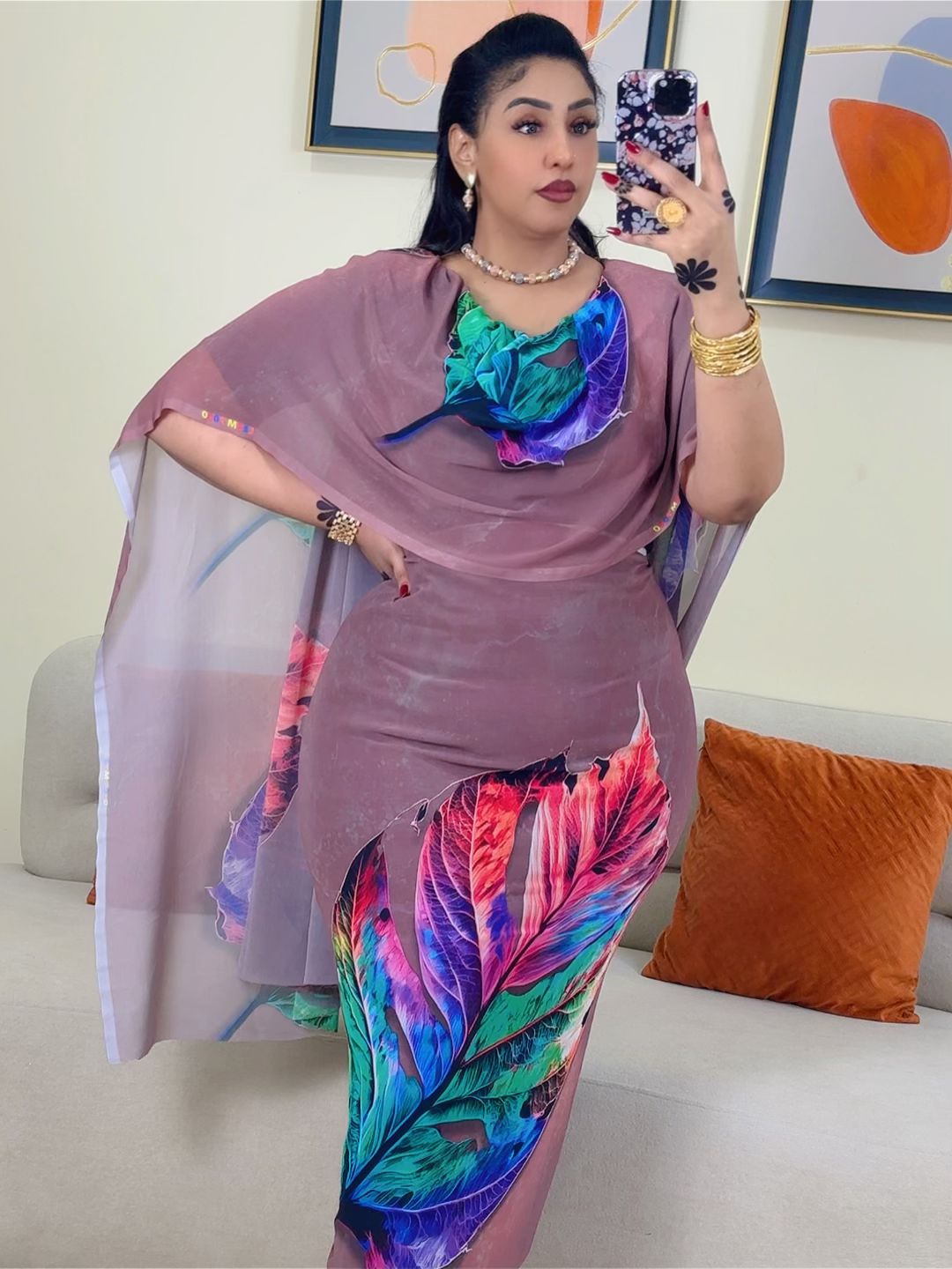 توب حرير مشجر